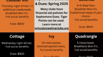 2025 Soph dues & benefits